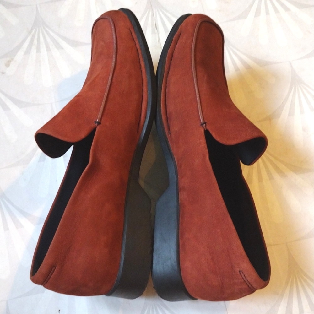 Rockport sienna Brown suede loafers